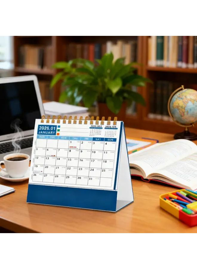 Blue 2026 2028 Monthly Planner Calendar With 365 Day Countdown Dated Pages For Office Organization - Image 3